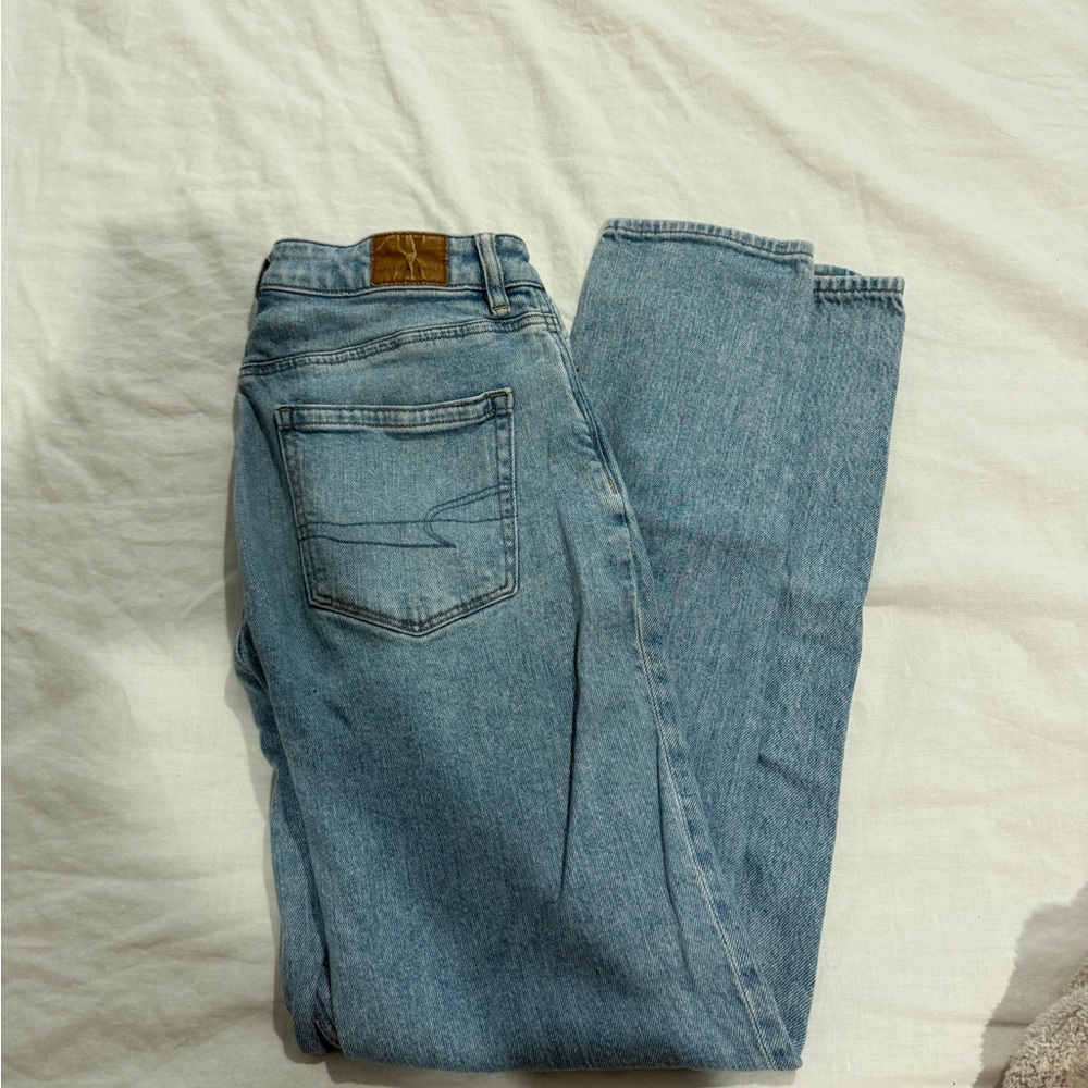 American Eagle Outfitters Light Blue Straight Jeans